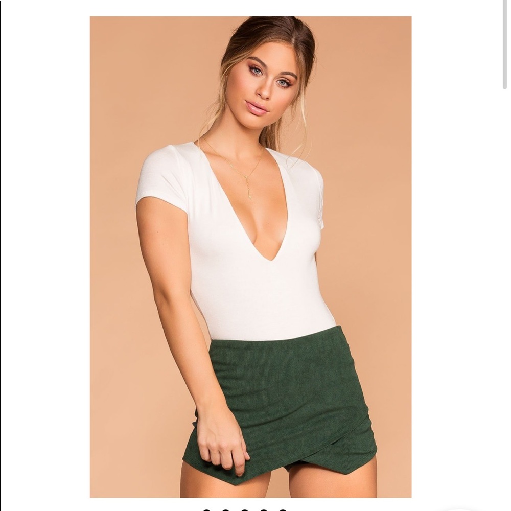 White Wasabi + Mint Bodysuit